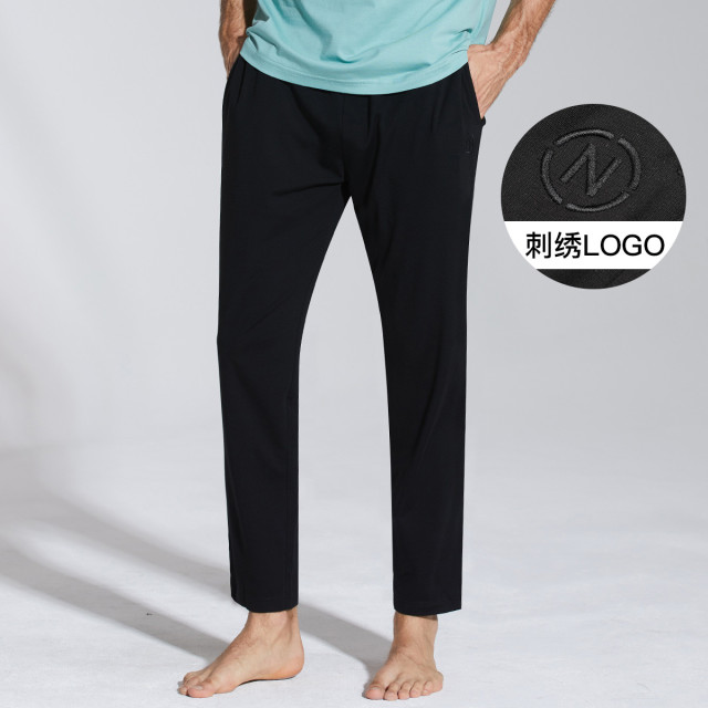 8594840.Nautica Underwear春季男士下装刺绣直筒系带长裤