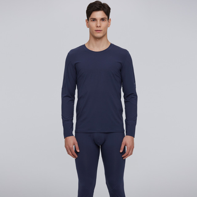 8598911.Nautica Underwear男士圆领保暖套装秋衣秋裤弹力透气亲肤内衣
