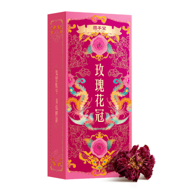 10760914.固本堂 玫瑰花茶干花泡茶平阴重瓣玫瑰花养生茶玫瑰花冠茶花茶茶包