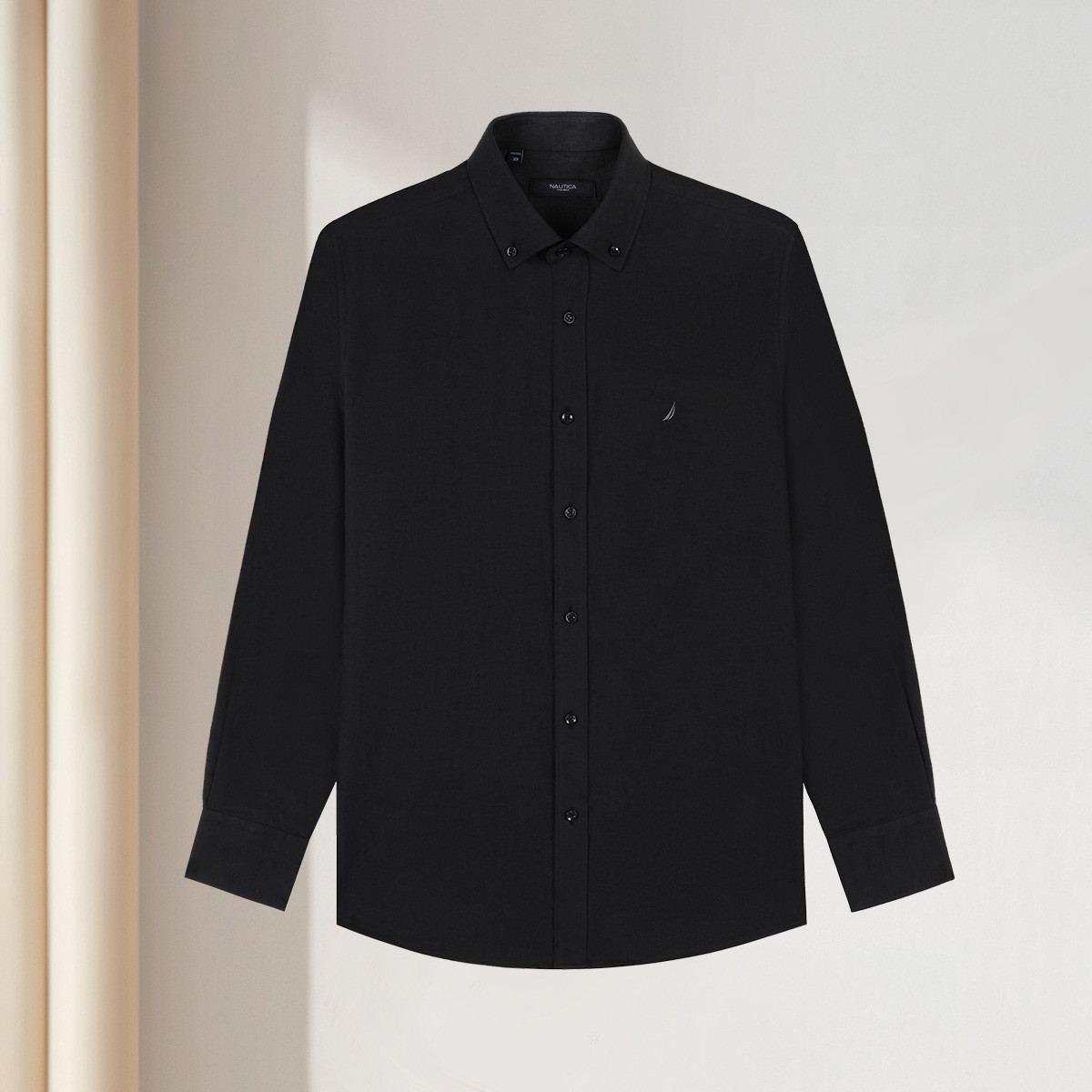 8697301.Nautica Tailored【100%棉】春秋季男士衬衣男士长袖正装衬衫