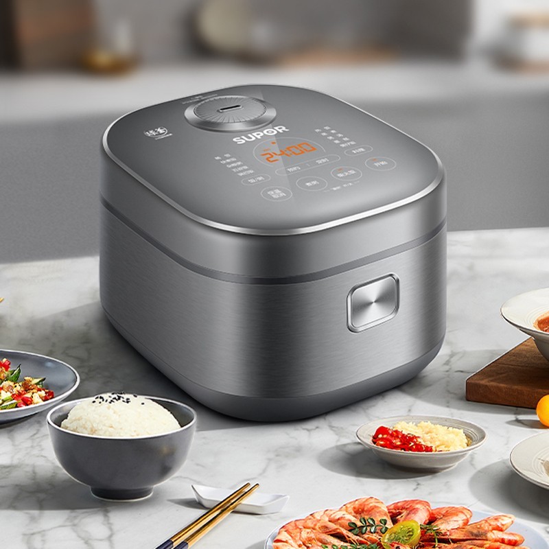 8739091.苏泊尔(SUPOR)电饭煲家用智能预约煮粥锅 IH电磁加热 铜晶球釜内胆 电饭锅大容量触控操作 5升 SF50HC53