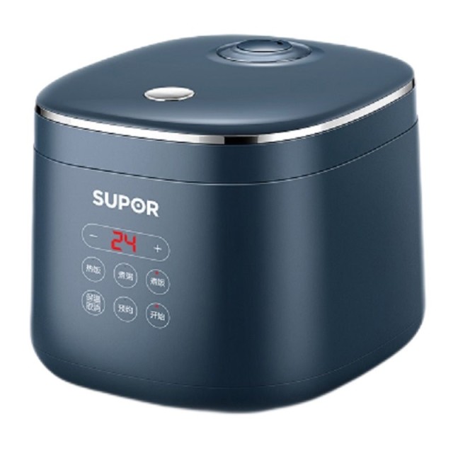 8743345.苏泊尔(SUPOR)2L智能迷你型玲珑小电饭锅智能预约小型便携1-3人电饭煲 SF20FC45深海蓝【送礼优选】