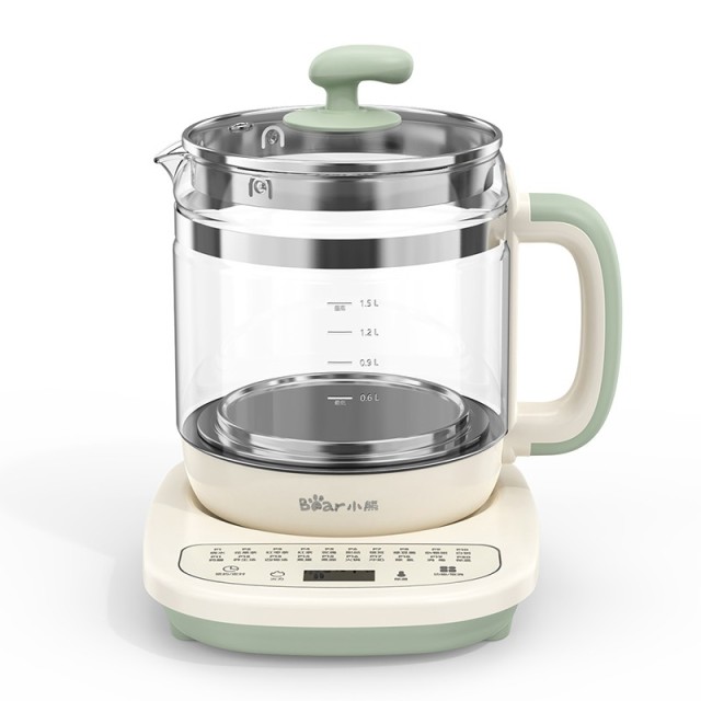 8761065.【微电脑显示】小熊Bear 养生壶 煮茶壶 电热水壶 1.5L多功能恒温水壶 YSH-D15T3-