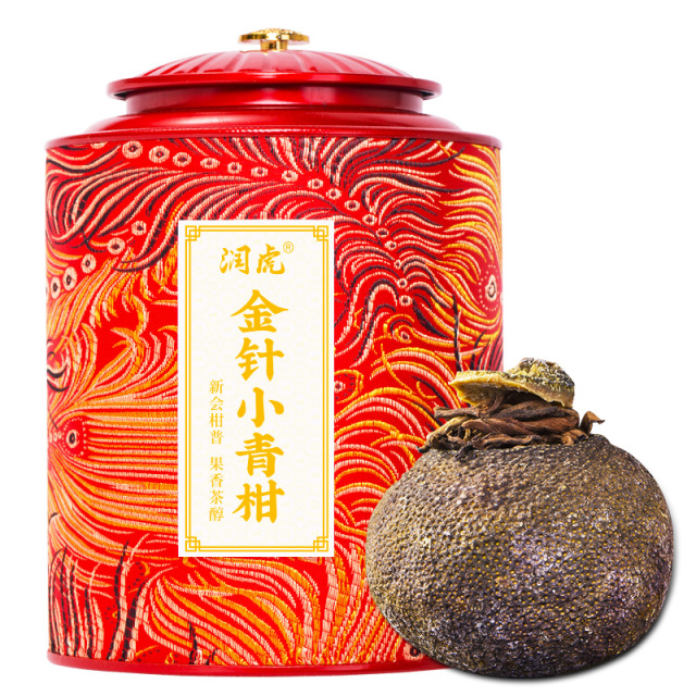12627760.润虎 凤翔鸿运 新会小青柑柑普茶250克/罐