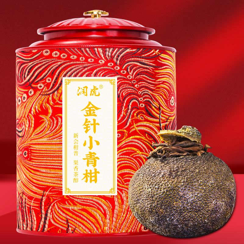 12627760.润虎 凤翔鸿运 新会小青柑柑普茶250克/罐