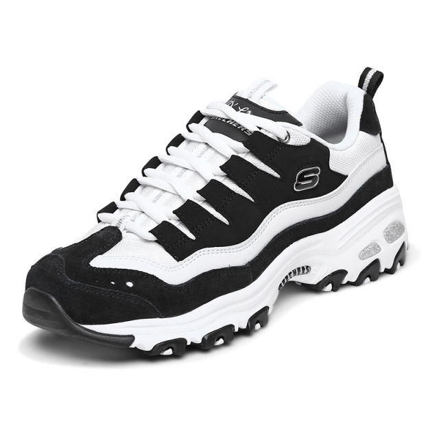 8773764.Skechers斯凯奇新款女鞋女士D'LITES熊猫鞋休闲鞋