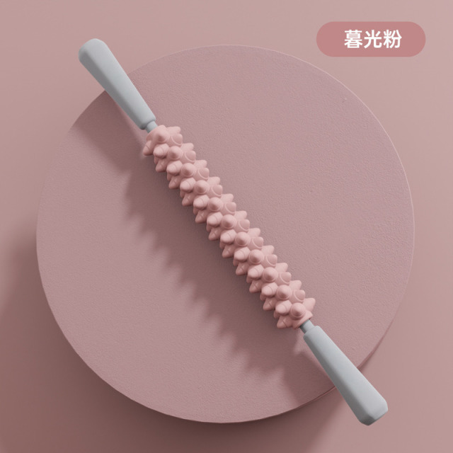 8885014.望远行 瑜伽按摩棒肌肉放松器瘦腿滚轴棒健身瘦小腿儿童狼牙棒按摩琅琊棒