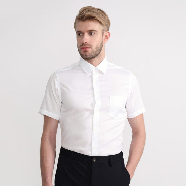8908481.Nautica Tailored夏秋季男士棉质衬衣男士条纹衬衫