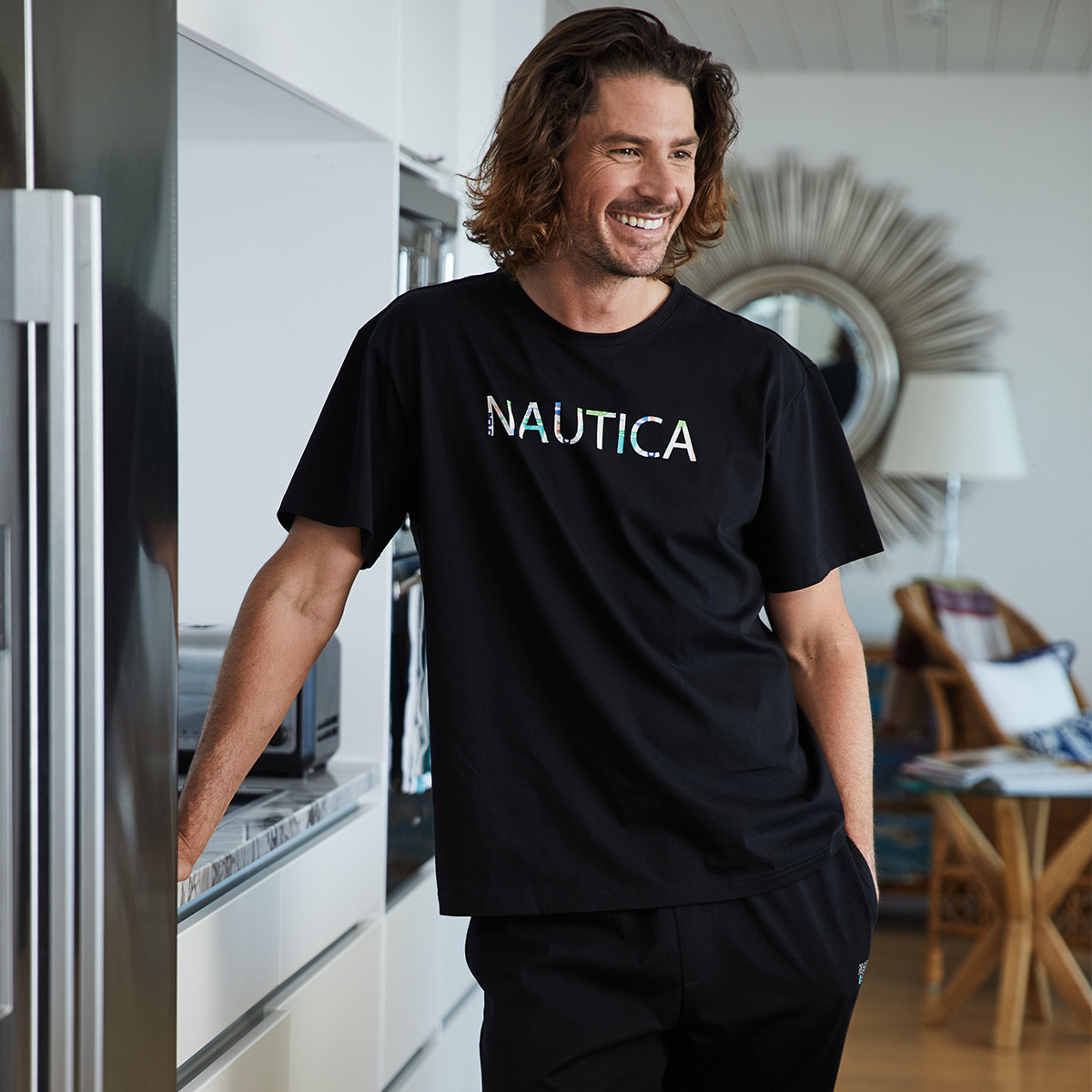 8947234.Nautica Underwear男士睡衣家居服套装亲肤透气男士家居睡衣