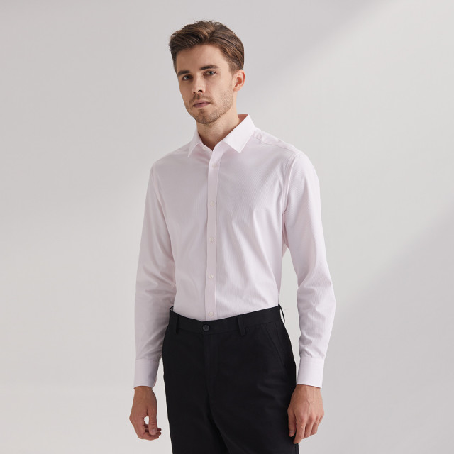 8950252.Nautica Tailored男士长袖衬衫舒适有型正装衬衫衬衣