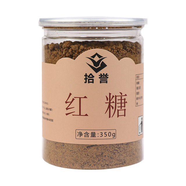 12705510.拾誉 红糖粉350g/罐 土红糖老红糖非冰糖砂糖