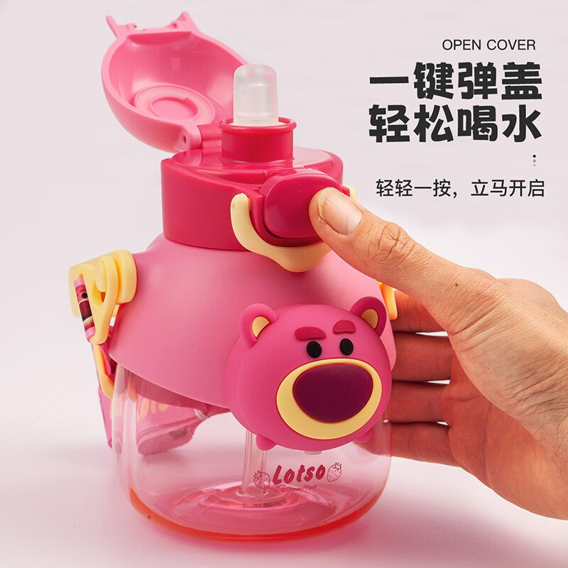 12087735.儿童大容量水杯Tritan高颜值女生可爱夏季便携两用大肚杯