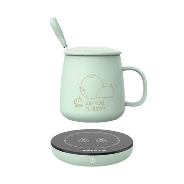 9005788.【不挑杯子】小熊Bear 电热杯垫 恒温暖暖杯55度热奶器 保温杯子热牛奶神器 恒温杯 DRBD-A16B1