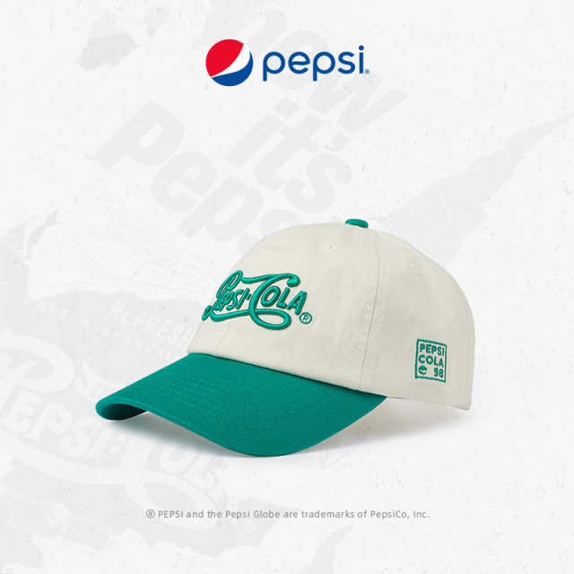 9052109.Pepsi百事 国际潮牌男女帽时尚潮流拼色遮阳棒球帽