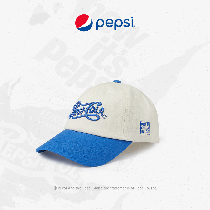 9052109.Pepsi百事 国际潮牌男女帽时尚潮流拼色遮阳棒球帽